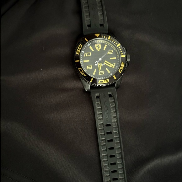 Ferrari Black and Yellow Sport Watch - Picture 1 of 1